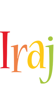 Iraj birthday logo