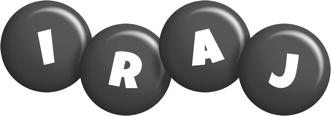 Iraj candy-black logo