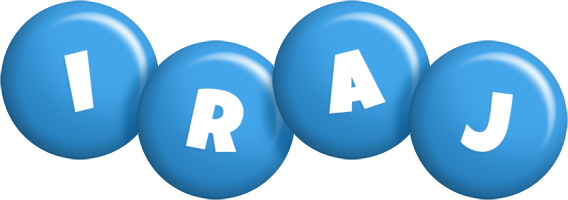 Iraj candy-blue logo