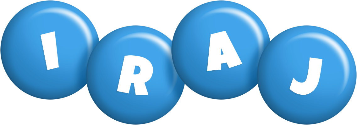 Iraj candy-blue logo