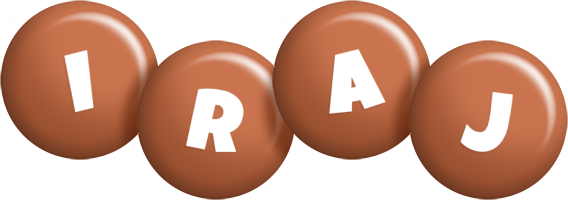 Iraj candy-brown logo