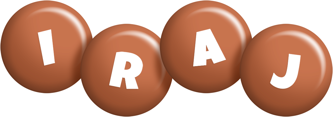 Iraj candy-brown logo