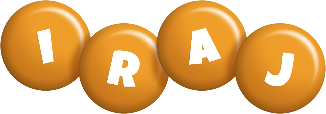 Iraj candy-orange logo