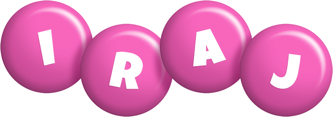 Iraj candy-pink logo