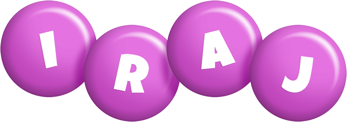 Iraj candy-purple logo