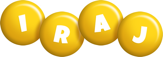 Iraj candy-yellow logo