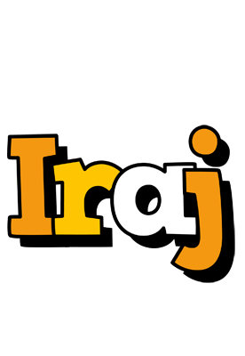 Iraj cartoon logo