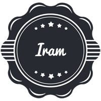 Iram badge logo