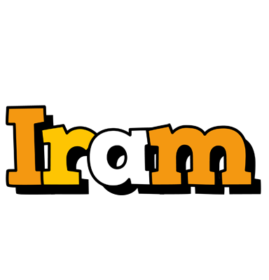 Iram cartoon logo