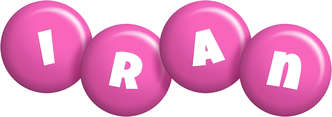 Iran candy-pink logo
