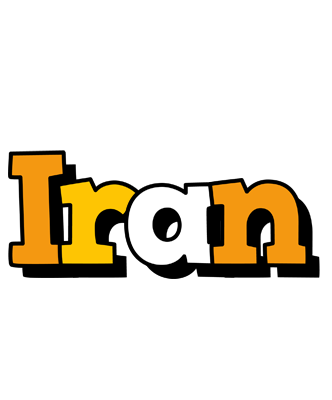 Iran cartoon logo