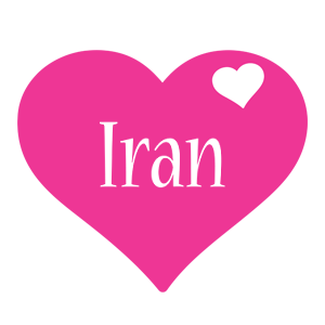 Iran love-heart logo