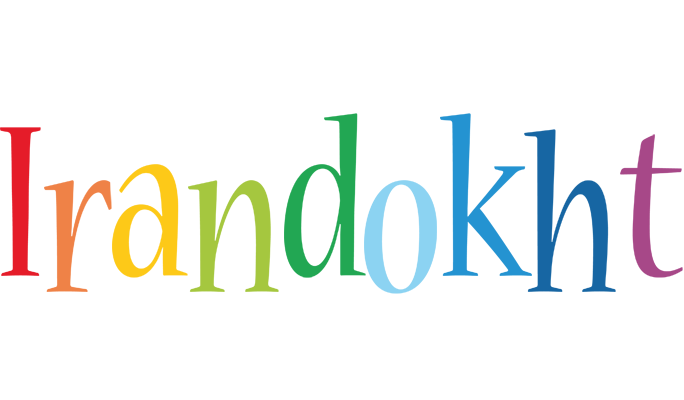 Irandokht birthday logo