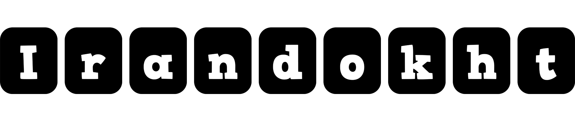 Irandokht box logo