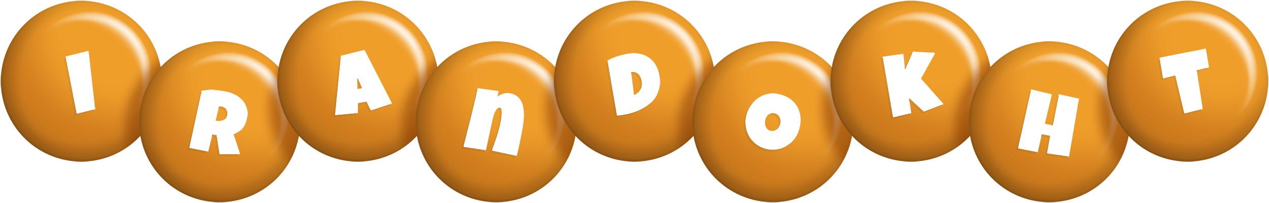 Irandokht candy-orange logo