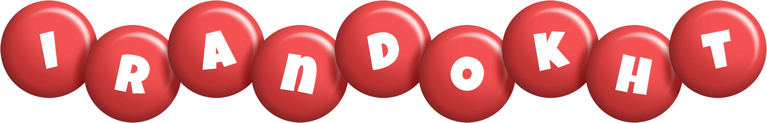 Irandokht candy-red logo