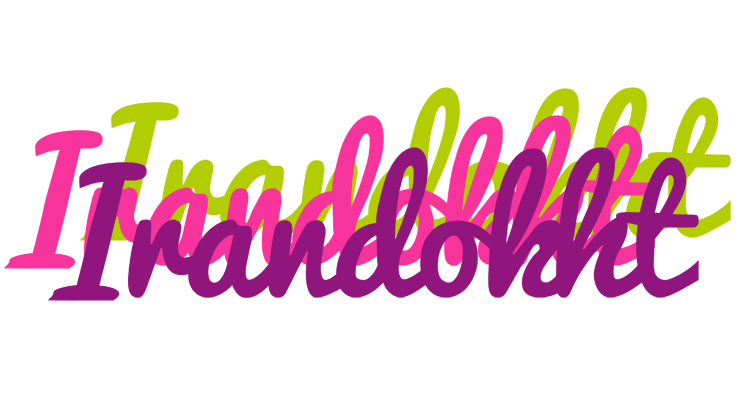 Irandokht flowers logo