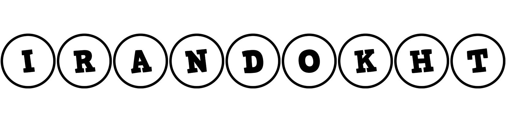 Irandokht handy logo