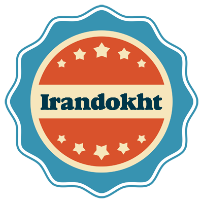 Irandokht labels logo