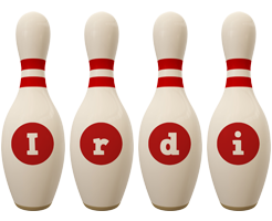 Irdi bowling-pin logo