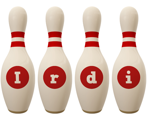 Irdi bowling-pin logo