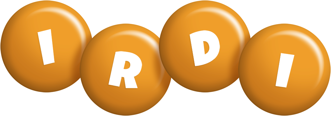 Irdi candy-orange logo
