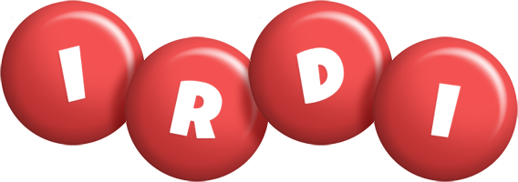 Irdi candy-red logo