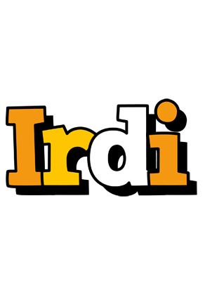 Irdi cartoon logo