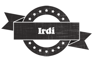 Irdi grunge logo