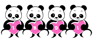 Irdi love-panda logo