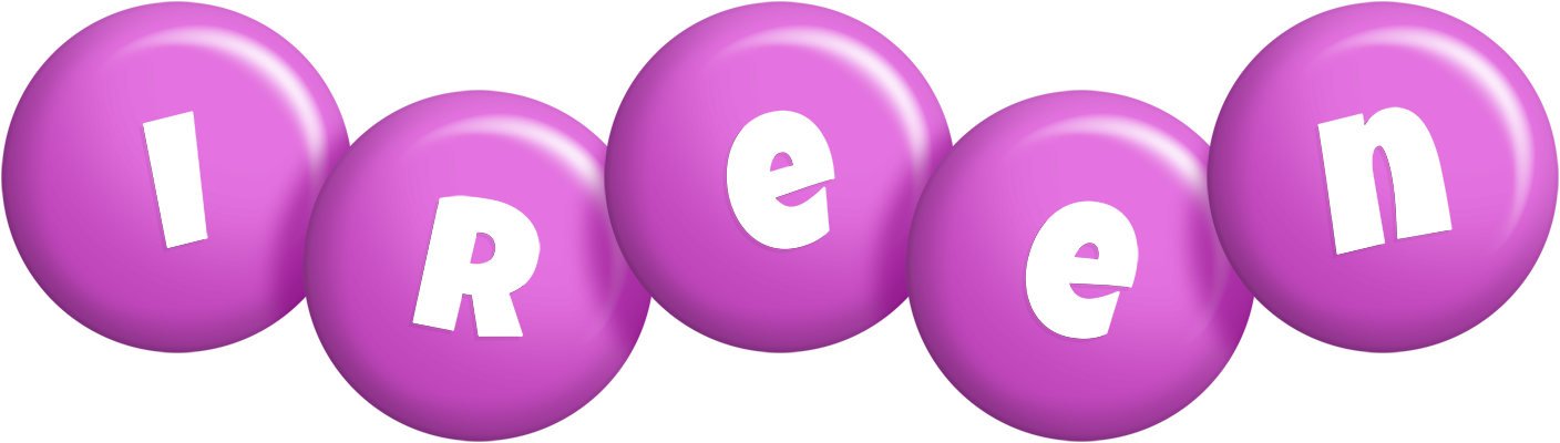 Ireen candy-purple logo