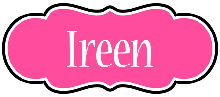 Ireen invitation logo