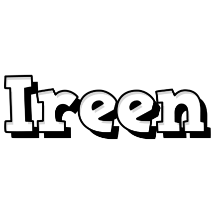 Ireen snowing logo