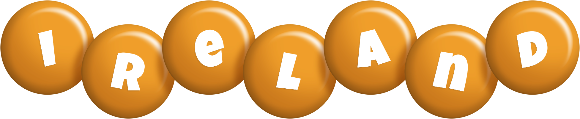 Ireland candy-orange logo