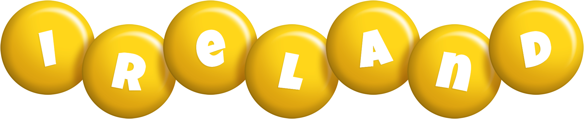 Ireland candy-yellow logo