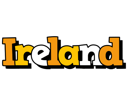 Ireland cartoon logo