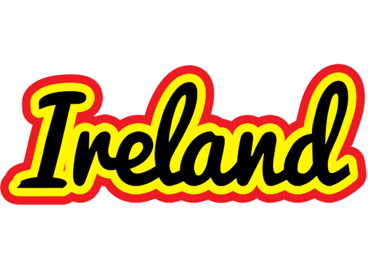 Ireland flaming logo