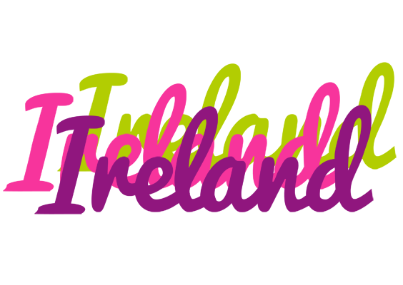 Ireland flowers logo