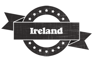 Ireland grunge logo