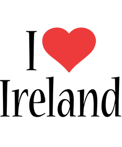Ireland i-love logo