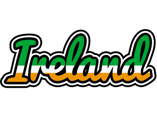 IRELAND logo effect. Colorful text effects in various flavors. Customize your own text here: https://www.textgiraffe.com/logos/ireland/