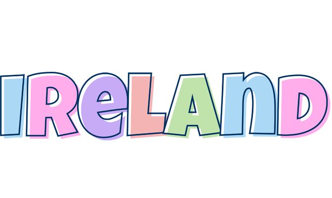 Ireland pastel logo