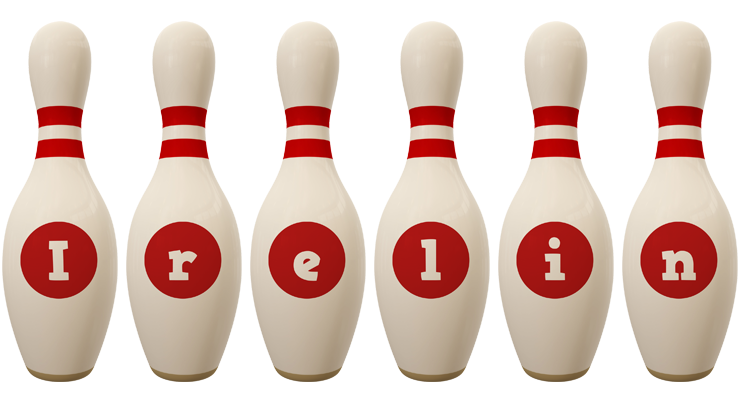 Irelin bowling-pin logo