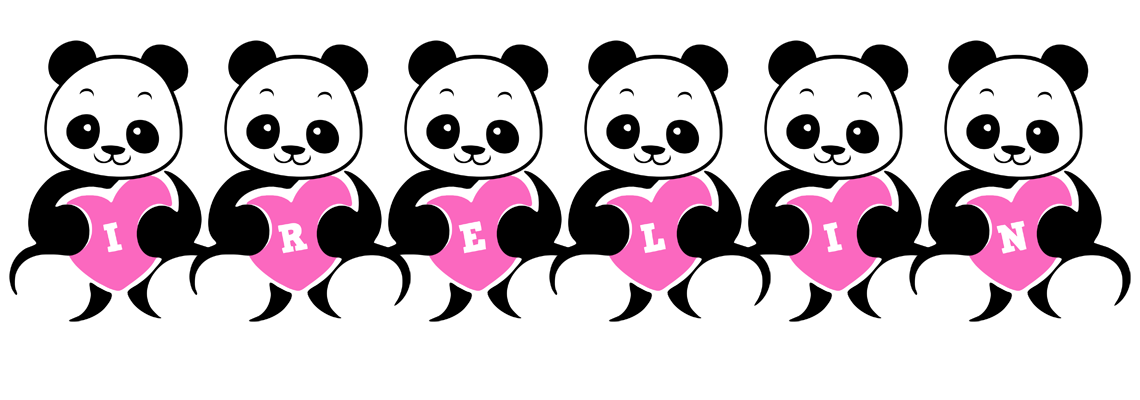 Irelin love-panda logo
