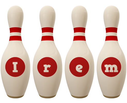 Irem bowling-pin logo