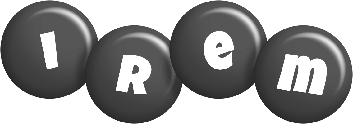 Irem candy-black logo