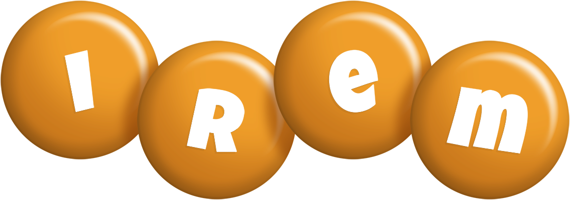 Irem candy-orange logo