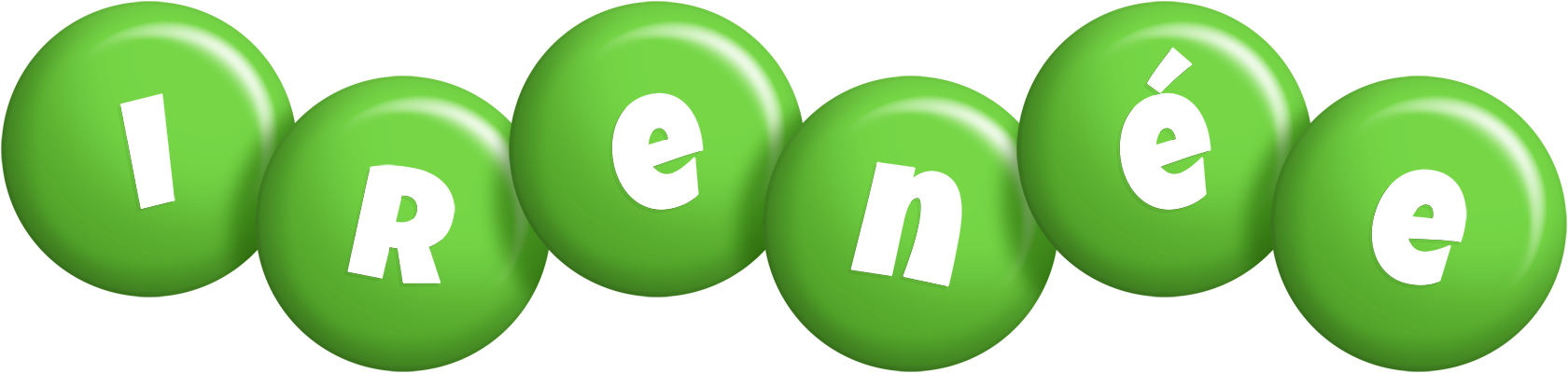 Irenée candy-green logo