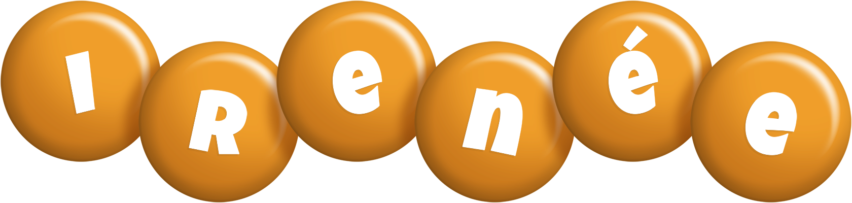 Irenée candy-orange logo