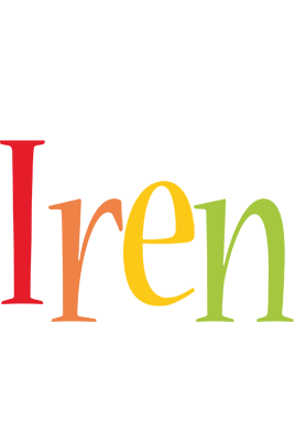 Iren birthday logo